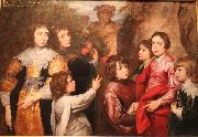 Anthony Van Dyck A Family Group oil painting artist